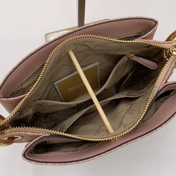 MICHAEL KORS NICOLE LG TRIPLE COMPARTMENT CROSSBODY - Picture 10 of 16